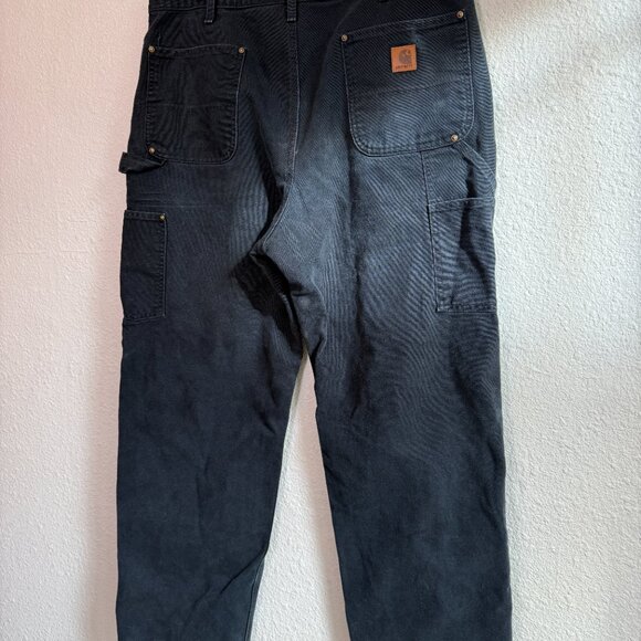 Vintage CARHARTT Double Knee \\ Black 38x32 // y2k workwear carpenter - Picture 10 of 12